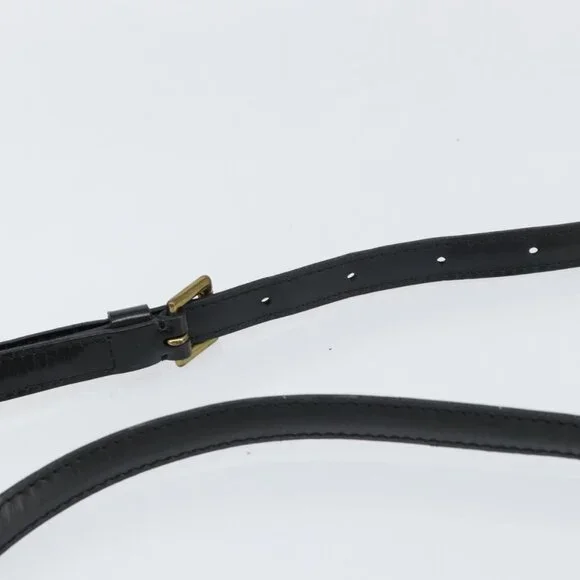 Authentic LOUIS VUITTON Epi Trocadero 23 Shoulder Bag Black M52302 LV - Picture 6 of 16